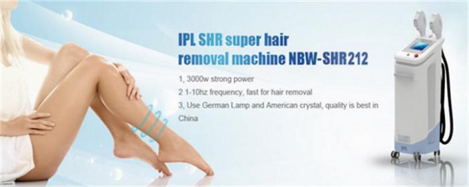 दर्द रहित SHR आईपीएल बालों को हटाने मशीन NUBWAY