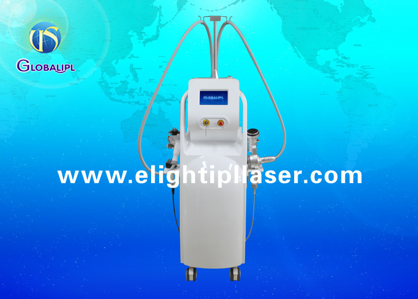 3 में 1 अल्ट्रासोनिक Cavitation Slimming वैक्यूम मशीन वसा हानि, चेहरा शिकन हटाने 40.5KHz
